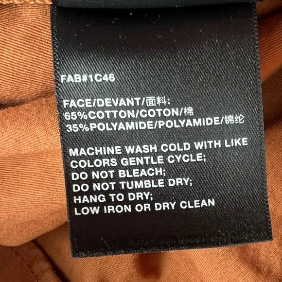 NWOT Lafayette 148 New York Clinton Ankle Pants Cotton Blend Rich Clay Brown 12 - Picture 8 of 11